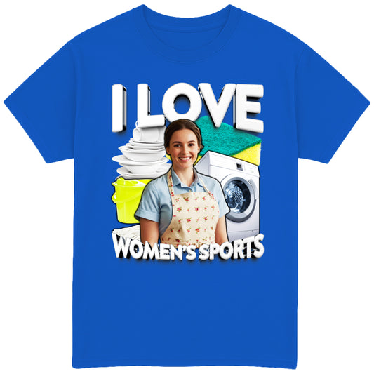 I Love Womens Sports T-Shirt