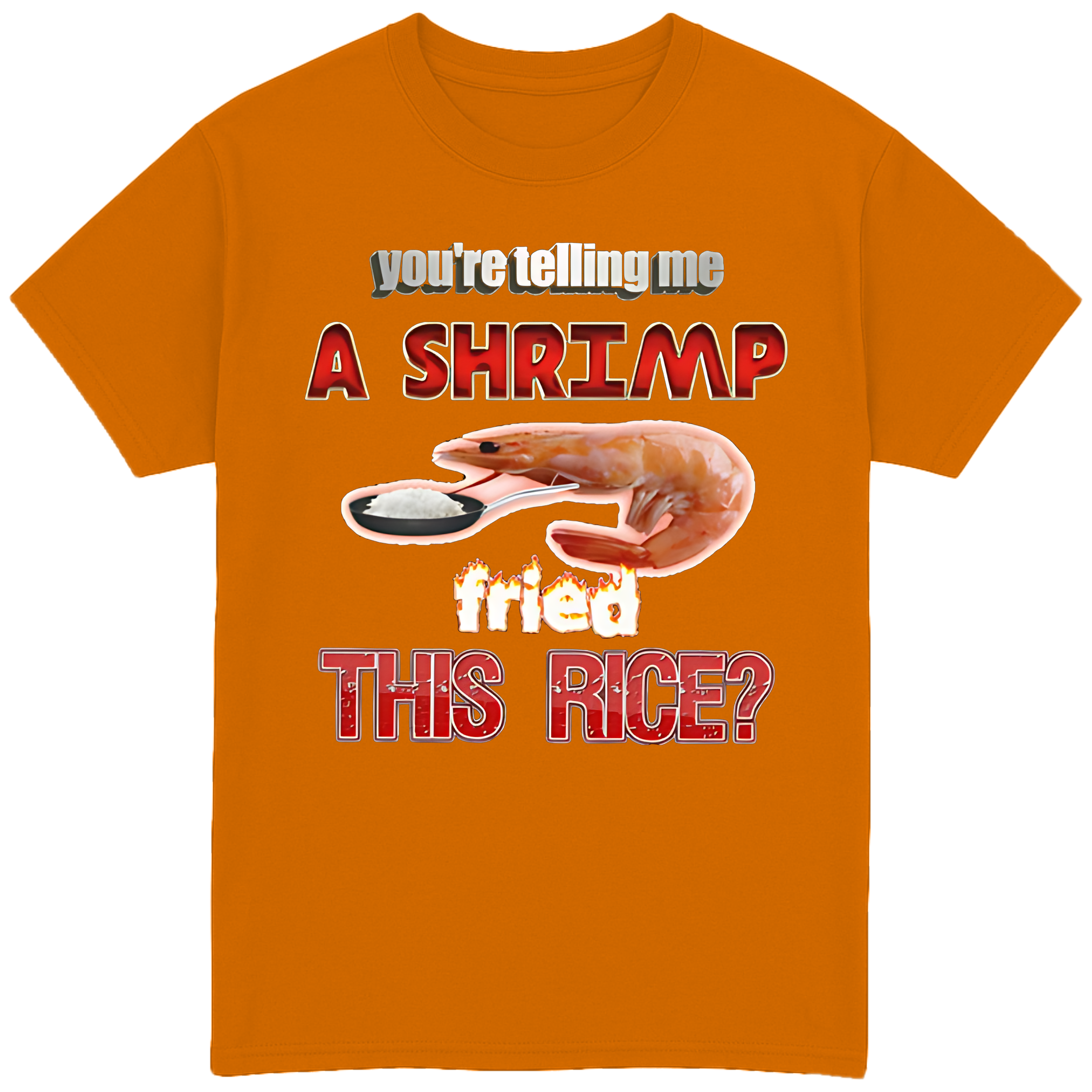 You're Telling Me A Shrimp Fried The Rice? T-Shirt