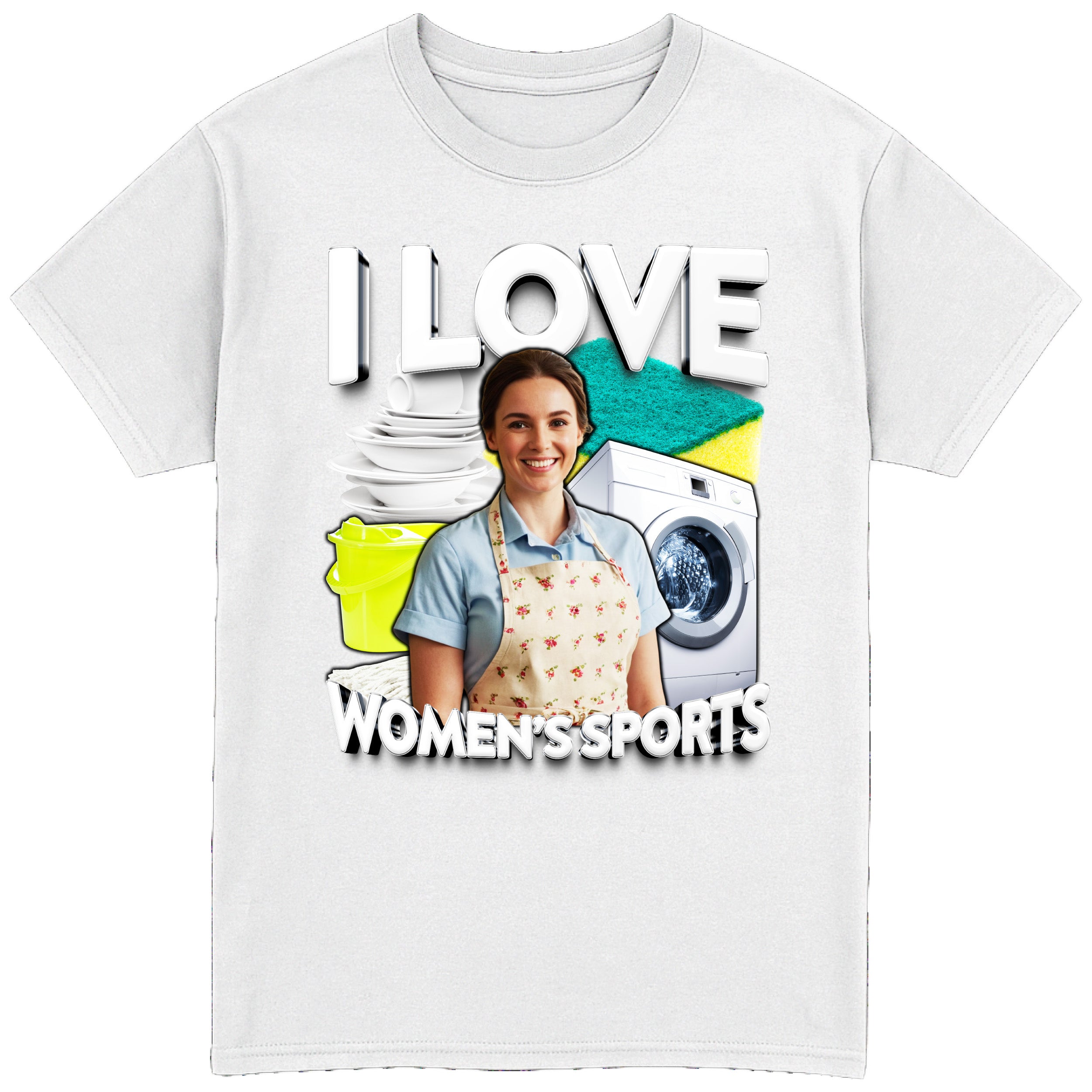 I Love Womens Sports T-Shirt