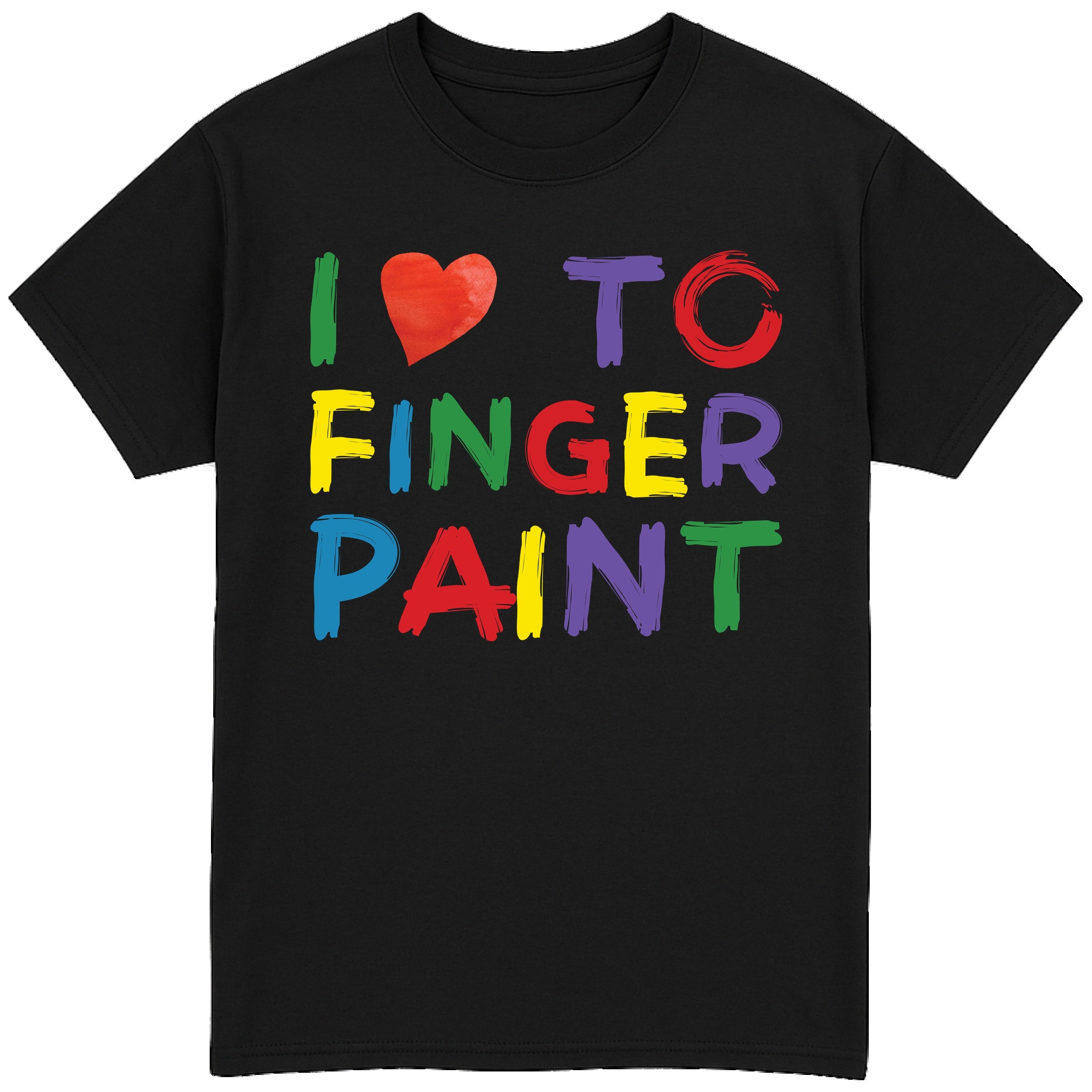 I Heart to Finger Paint T-Shirt