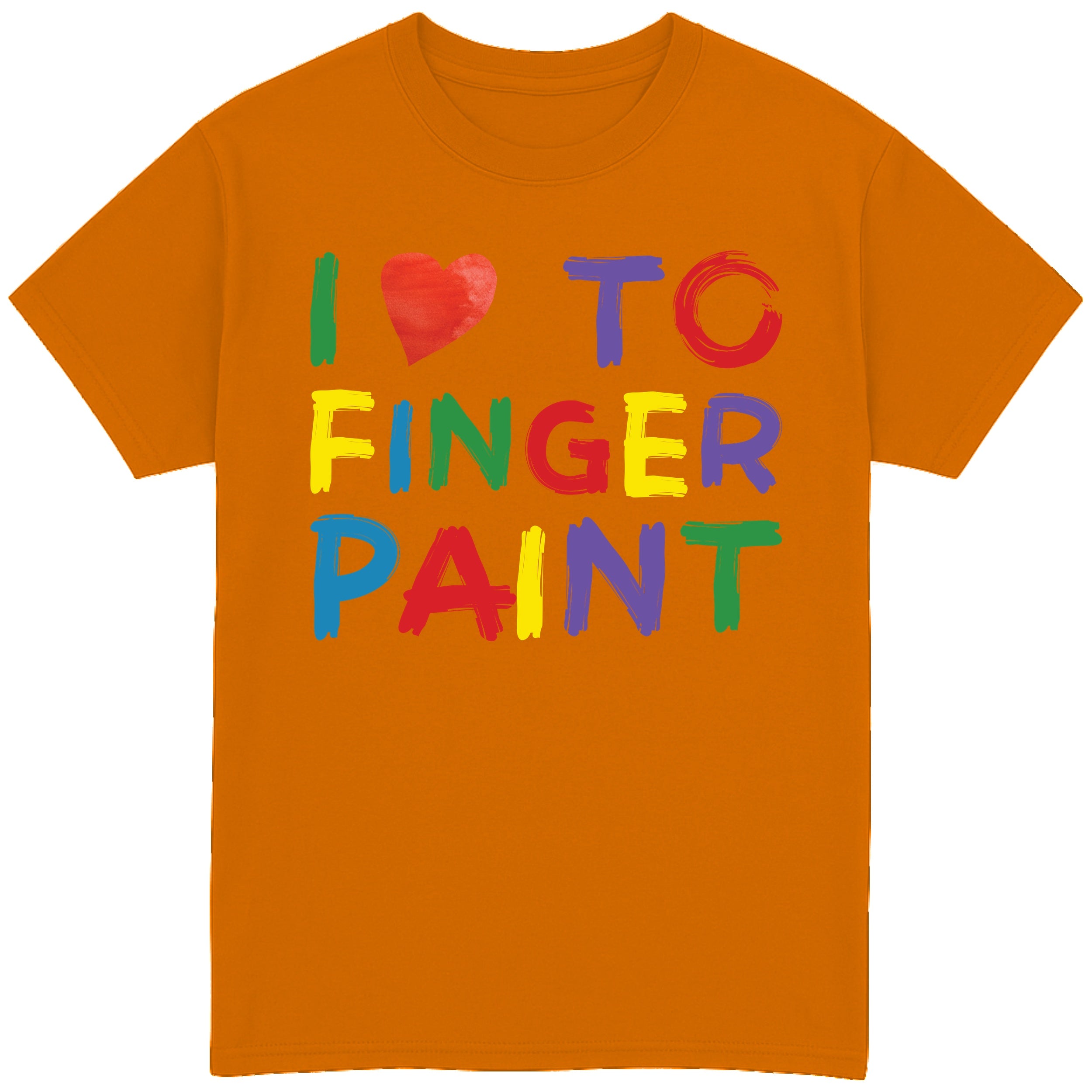 I Heart to Finger Paint T-Shirt