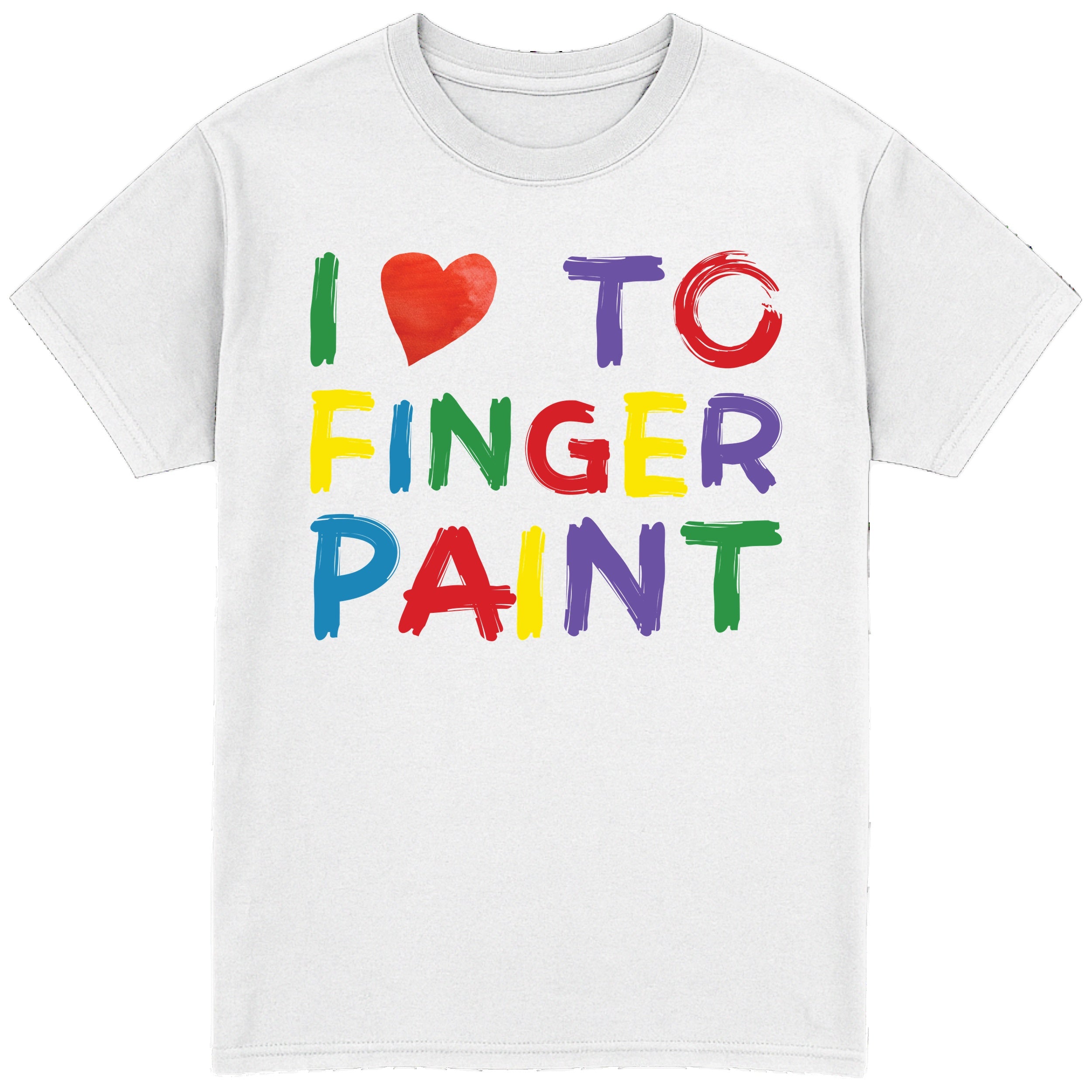 I Heart to Finger Paint T-Shirt