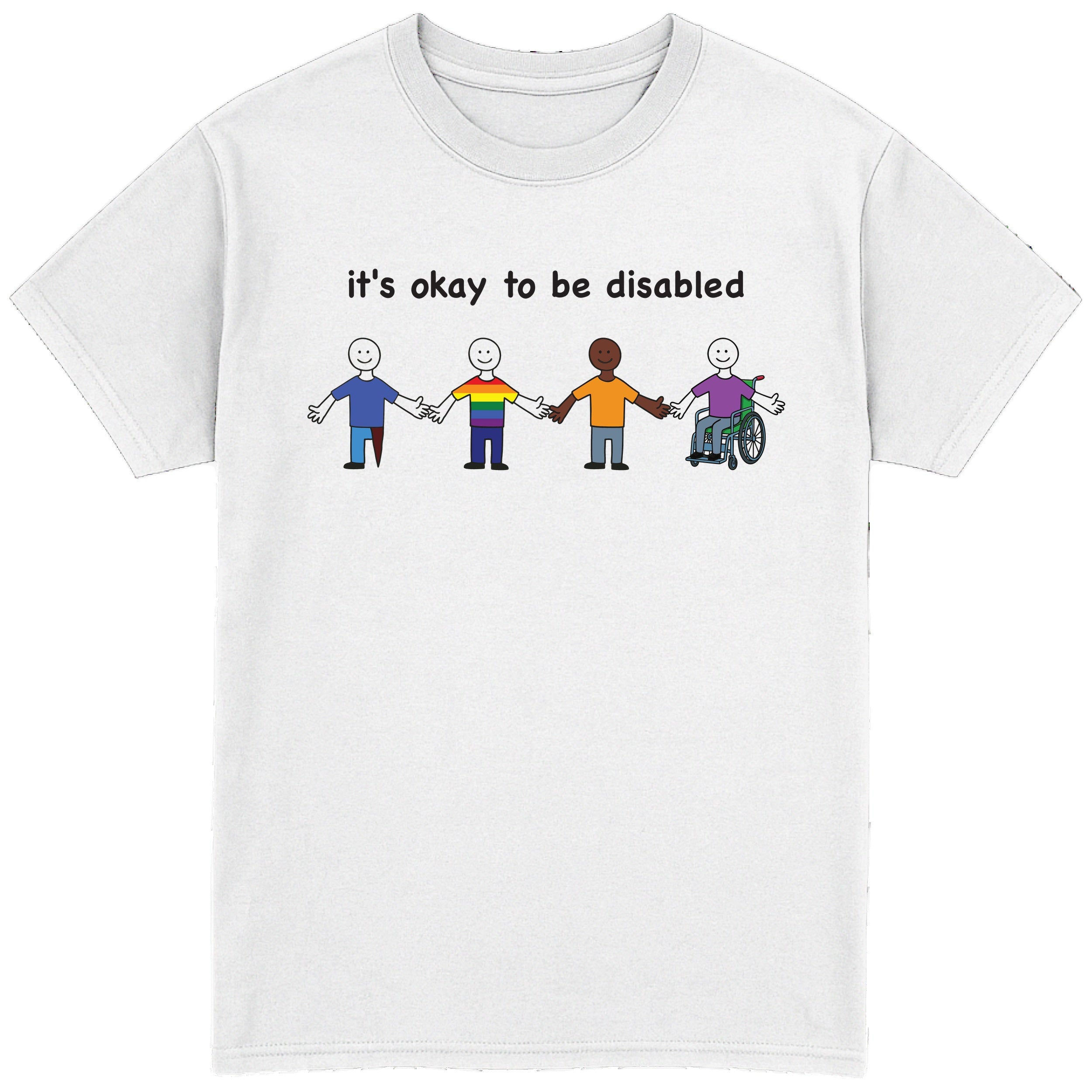 It's okay to be disabled T-Shirt
